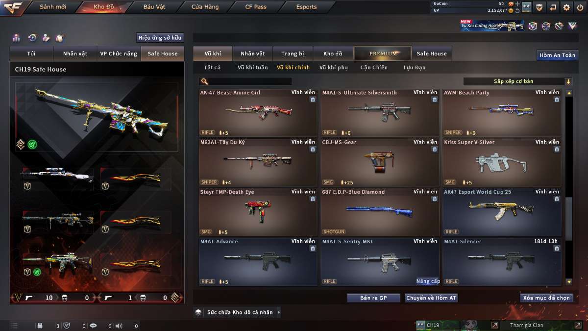 shop acc cf uy tin gia re